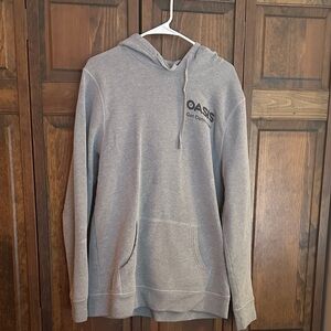 Oasis Heather Gray Men's Hoodie